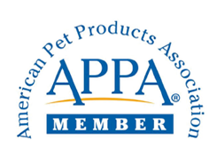 Logo Appa composto dalla scritta blu Appa Member e, attorno, dalla scritta  American Pet Products Associations